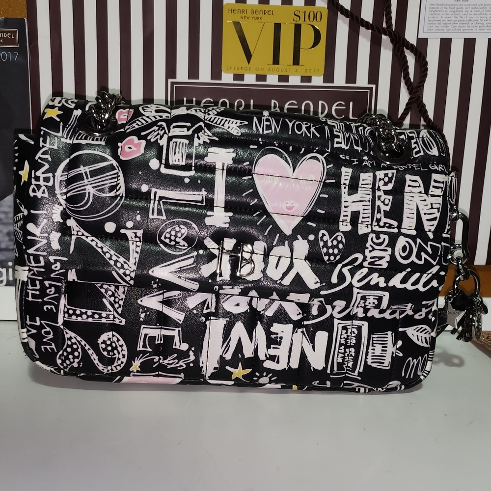 Henri Bendel Graffiti 712 Convertible Shoulder Bag